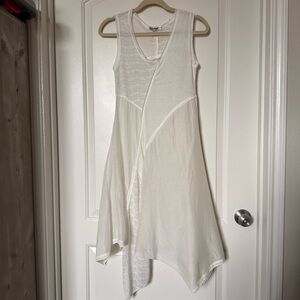 Monoreno sleeveless silk cotton patchwork peasant dress, whimsical fairy, bridal